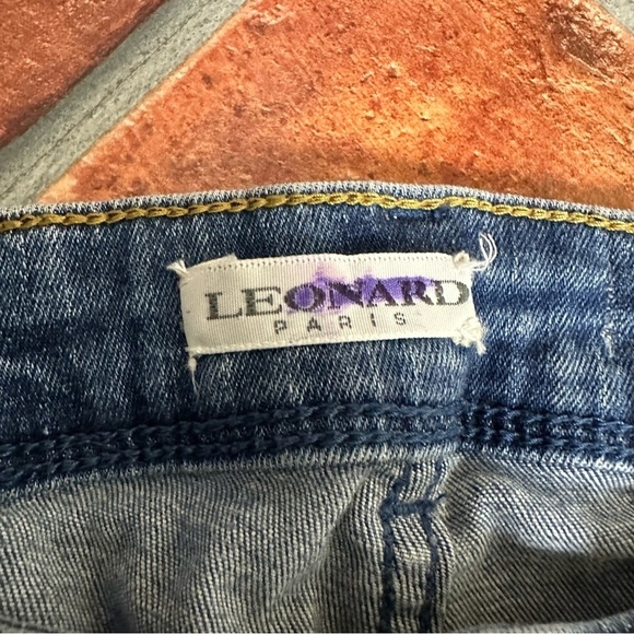 Leonard Paris Neck Tie Belt Jeans - Picture 4 of 7